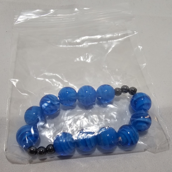 Custom Hematite Unisex Bracelet - Picture 3 of 3